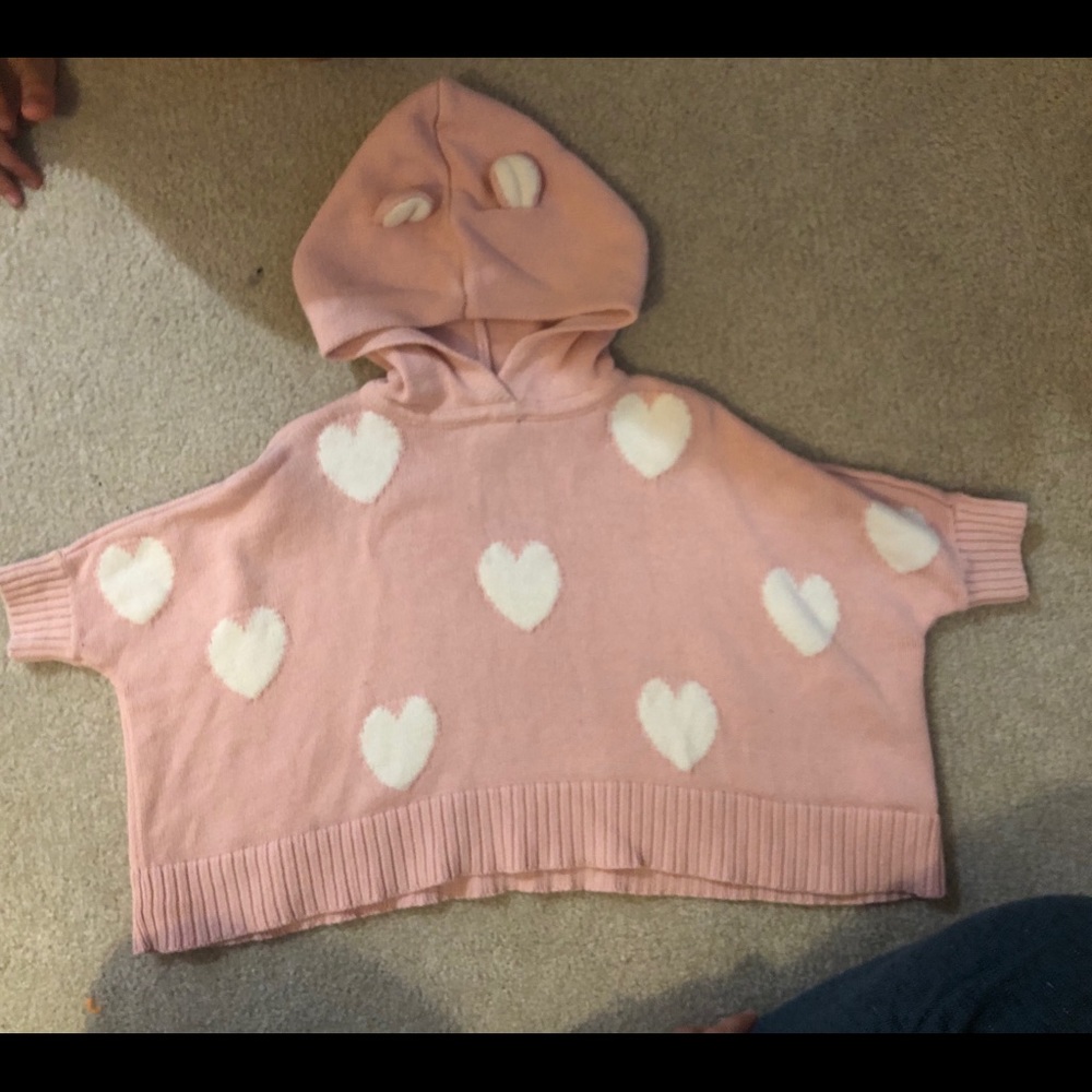 Baby Gap HEART Poncho